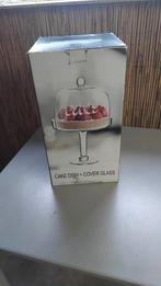 Glazen taart plateau, Ophalen of Verzenden, Nieuw