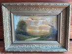 Schilderij met bomen, Antiek en Kunst, Kunst | Schilderijen | Klassiek, Ophalen of Verzenden