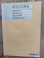 Opel Ascona kleuren en bekleding brochure 1985, Opel, Zo goed als nieuw, Opel, Ophalen of Verzenden