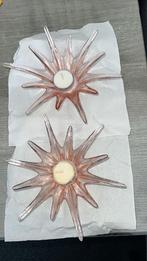 Roze Ster Kandelaars - Set van 2, Huis en Inrichting, Woonaccessoires | Kandelaars en Kaarsen, Overige materialen, Geenidee, Geenidee