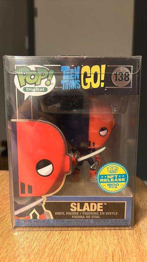 Funko Pop! NFT teen titans Go Slade, Verzamelen, Poppetjes en Figuurtjes, Nieuw, Ophalen of Verzenden