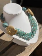 Apatiet , Ammoniet , Jaspis ketting, Ophalen of Verzenden, Nieuw