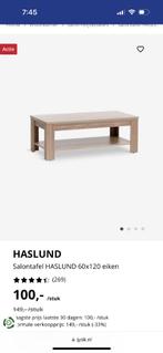 Salontafel HASLUND(Jysk), Huis en Inrichting, Tafels | Salontafels, Ophalen, Overige materialen, Gebruikt, 100 tot 150 cm