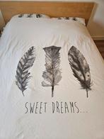 Walra dekbedovertrek 'Sweet Dreams' 180cm breed, Gebruikt, Wit, Dekbedovertrek, Tweepersoons