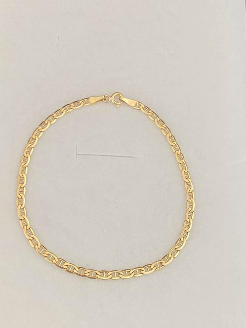 Mooie 14 karaat gouden armband, Sieraden, Tassen en Uiterlijk, Armbanden, Nieuw, Goud, Goud, Ophalen of Verzenden
