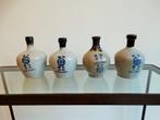 Vier Japan Nippon soja flesjes kruikjes shoyu, gres, soya, Ophalen of Verzenden