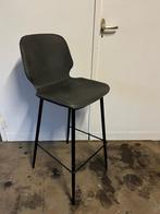 2 barkruk Seashell 75 cm By-boo antraciet, Huis en Inrichting, Barkrukken, Ophalen, Met voetsteun, 60 tot 90 cm, Nieuw