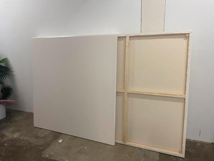 Handbespannen schildersdoeken-150x150cm,3D & standaard, Hobby en Vrije tijd, Schilderen, Nieuw, Ophalen of Verzenden