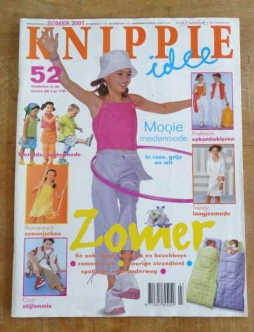 Knippie Idee nummer 3 Zomer 2001 maat 86 t/m 176, Hobby en Vrije tijd, Kledingpatronen, Zo goed als nieuw, Kind, Knippie, Verzenden