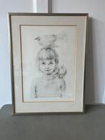Litho van Piet Klaasse jaren 70, Antiek en Kunst, Kunst | Schilderijen | Modern, Ophalen of Verzenden