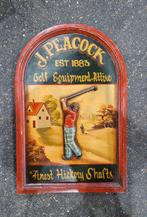 Oud houten reclamebord, Ophalen