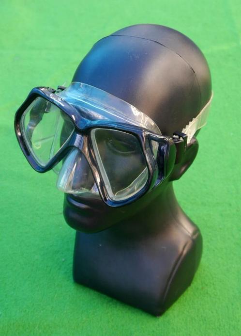 Duikmasker/Duikbril - Atlantis - Zwart/transparant, Watersport en Boten, Snorkelen, Gebruikt, Snorkelmasker, Ophalen of Verzenden