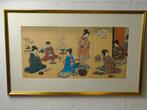 Originele Japanse Houtsnede 3 luik Nobukazu Yosai , Ophalen of Verzenden