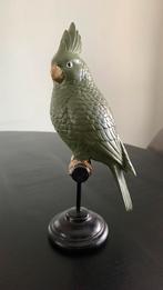 Groene kaketoe op standaard, Ophalen, Zo goed als nieuw