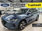 Ford FOCUS Wagon EcoBoost 155PK Hybrid Active | Trekhaak | A, Stof, Gebruikt, Blauw, Origineel Nederlands