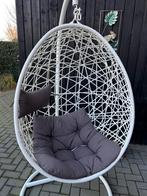 Hangstoel eggchair, Ophalen, Zo goed als nieuw, Met standaard, Eenpersoons