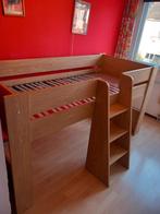 1 pers halfhoogslaper trendhopper met bureau = 100,00,, Ophalen, Halfhoogslaper