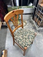 Eetkamer stoelen 6 stuks plus tafel GRATIS, Ophalen, Gebruikt, Bruin, Eiken