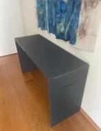 Glazen design sidetable, Huis en Inrichting, Tafels | Sidetables, Ophalen, 100 tot 150 cm, Designer, Glas