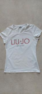 Liu-Jo T-shirt met strassteentjes - Maat M, Maat 38/40 (M), Liu-Jo, Wit, Ophalen of Verzenden