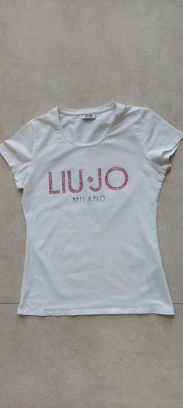 Liu-Jo T-shirt met strassteentjes - Maat M beschikbaar voor biedingen