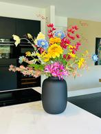 Vase The World Luxe Designer Vaas Artic black 25x32 cm, Ophalen, Zwart, Nieuw, Glas