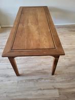 Java teakhouten tafel met wengé bies 90 bij 2.10 cm, Huis en Inrichting, Tafels | Salontafels, Teakhout, Minder dan 50 cm, Rechthoekig