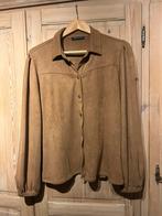 Tramontana bruine blouse suedine maat L, Maat 38/40 (M), Bruin, Tramontana, Ophalen of Verzenden