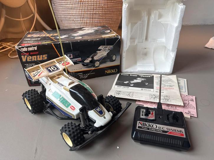 Vintage Nikko Venus Frame Buggy, Hobby en Vrije tijd, Modelbouw | Radiografisch | Auto's, Gebruikt, Auto offroad, Elektro, Schaal 1:16