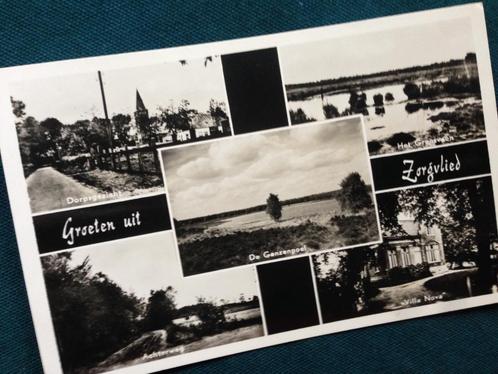 ansichtkaart Groeten uit Zorgvlied in Drenthe., Verzamelen, Ansichtkaarten | Nederland, Gelopen, Drenthe, 1960 tot 1980, Ophalen of Verzenden
