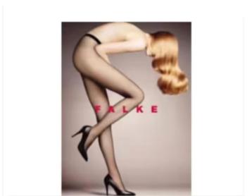 Falke fijn mazige netpanty maat S/M powder beschikbaar voor biedingen