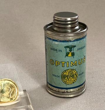 Vintage Brandstofblikje voor Optimus Brander (o.a. no. 45) beschikbaar voor biedingen