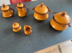 St. Clément okergeel vintage keramieken servies uit 1973, Antiek en Kunst, Ophalen of Verzenden