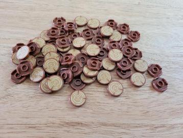Partij J711=50x Nieuwe Lego tegels rond 2x2 beschikbaar voor biedingen