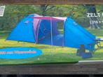 Tent voor 6 personen met luifel stahoogte 180 cm als nieuw, Caravans en Kamperen, Ophalen of Verzenden, Zo goed als nieuw, Tot en met 6