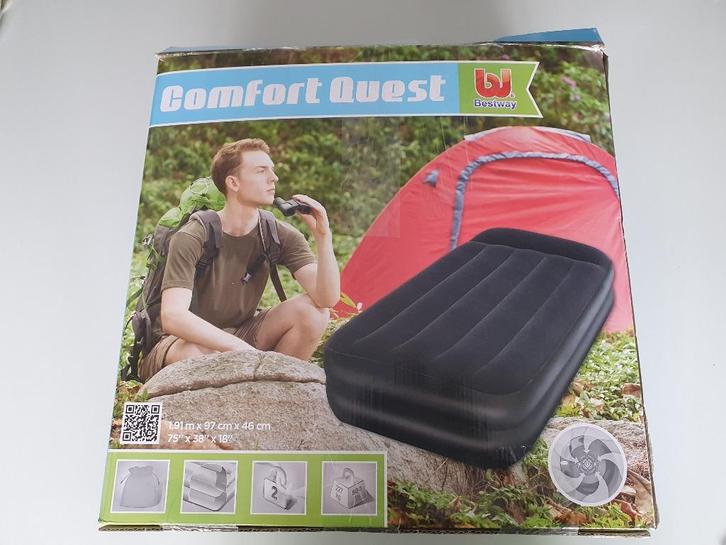 Luchtbed met ingebouwde elektr. pomp, Caravans en Kamperen, Luchtbedden, Nieuw, 1-persoons, Ingebouwde pomp, Ophalen of Verzenden