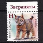 lynx jong kitten Belarus 2020 postfris, Verzenden, Postfris, Dier of Natuur