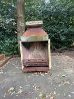 Gratis Openhaard met sierstenen en schoorsteen stenen, Ophalen, Gebruikt