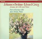 Johannes Brahms-Edvard Grieg Sonatas For Cello And Piano 2LP, Kamermuziek, Zo goed als nieuw, Romantiek, 12 inch