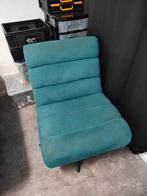 azuur blauw, Huis en Inrichting, Fauteuils, Ophalen, Gebruikt