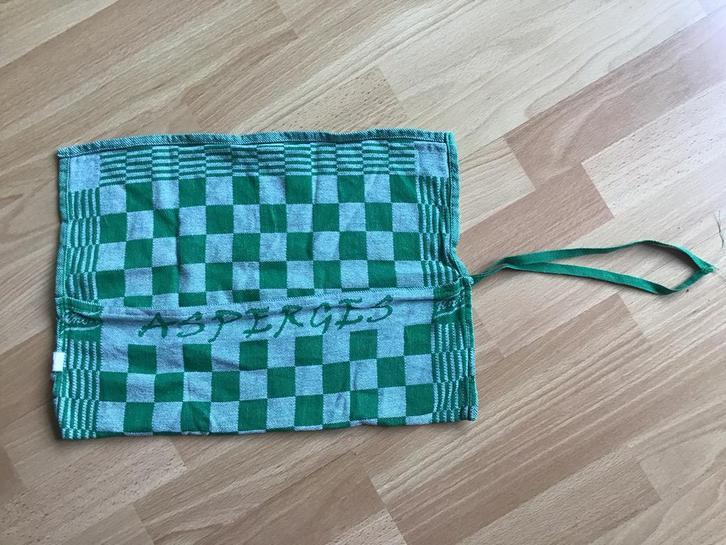 Knorr asperge theedoek groen geblokt ( nieuw ), Huis en Inrichting, Keuken | Textiel, Nieuw, Overige typen, Groen, Ophalen of Verzenden