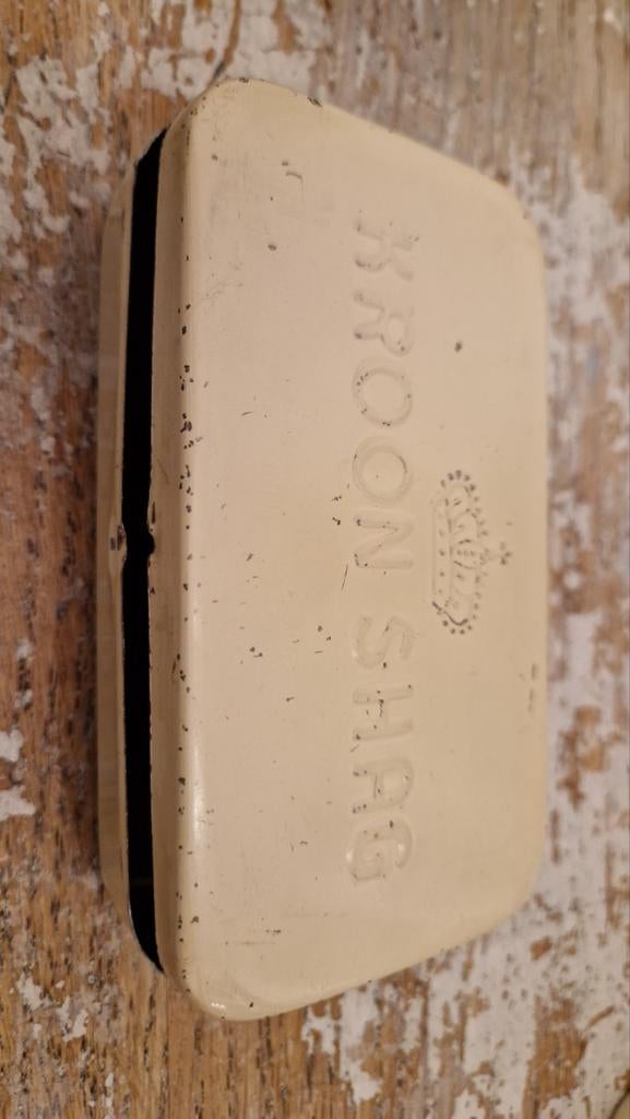 Vintage Kroon Shag Blikje, Ophalen of Verzenden, Overige figuren, Gebruikt, Overige typen