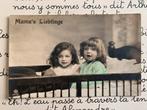 14-2-1910 Mama’s Lieblinge - Meisjes in ledikant (SL), Ophalen of Verzenden, Voor 1920, Gelopen, Kinderen