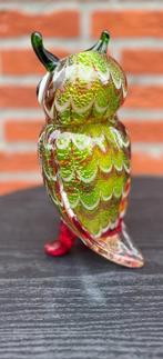 Uil van glas., Antiek en Kunst, Ophalen of Verzenden