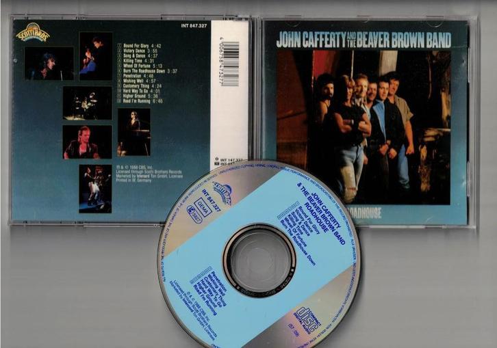 JOHN CAFFERTY & Beaver Brown Band CD Roadhouse, Cd's en Dvd's, Cd's | Rock, Gebruikt, Poprock, Ophalen of Verzenden