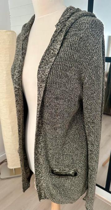 Redefined Rebel gebreid hoodie vest – L – Grijs gemêleerd beschikbaar voor biedingen