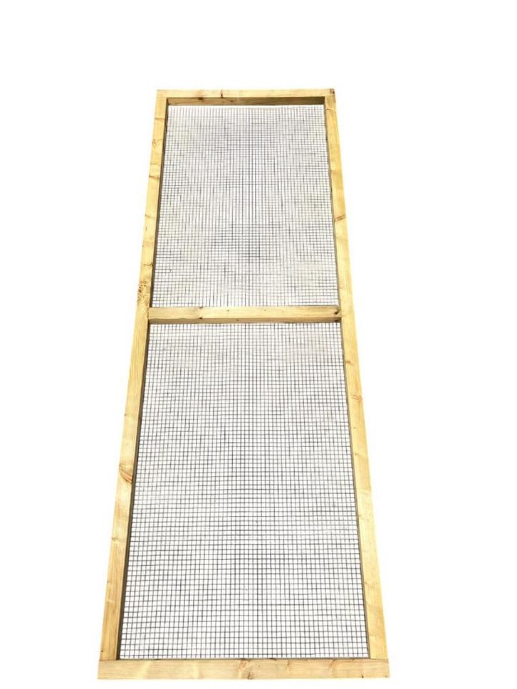 Nu in de actie! Volierepanelen met zwart gaas, Dieren en Toebehoren, Vogels | Hokken en Kooien, Nieuw, Volière, Hout, Ophalen of Verzenden