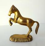 Brons/koper klein beeldje van een paard 3362-b, Ophalen of Verzenden