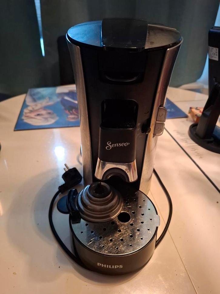 Philips Senseo  rvs  Select koffiezetapparaat, Witgoed en Apparatuur, Koffiezetapparaten, Gebruikt, Koffiepads en cups, Koffiemachine