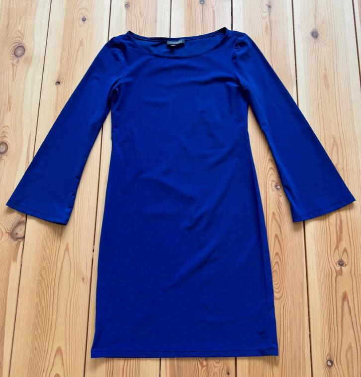 Jurk LaDress by Simone - Blauw - Maat XXS (maat 32 34), Kleding | Dames, Jurken, Zo goed als nieuw, Maat 34 (XS) of kleiner, Blauw